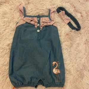 Flamingo romper set